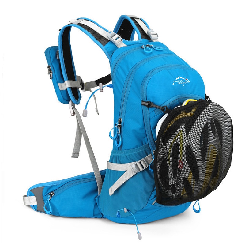 INOXTO-자전거 가방 20L, 휴대용 방수 로드 사이클링 워터 백, 야외 스포츠 등산 파우치, 수화 배낭